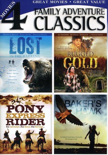 Family Adventure Classics Lost In The Barrens Bakers Hawk Rugged Gold Pony Express Rider