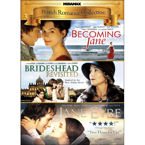 Miramax British Romance Collection Becoming Janebrideshead Revisitedjane Eyre