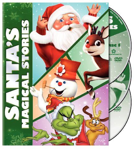 Santas Magical Stories Dr Seuss How The Grinch Stole Christmas The Year Without A Santa Claus Jack Frost