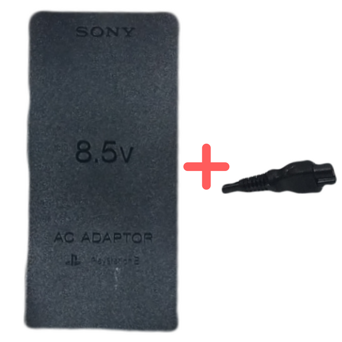 Sony PlayStation 2 PS2 8.5 Volt AC Power Adapter SCPH-70100 Genuine Power Base Charger W/ Moderate Length Slim Power Supply Cord - Black
