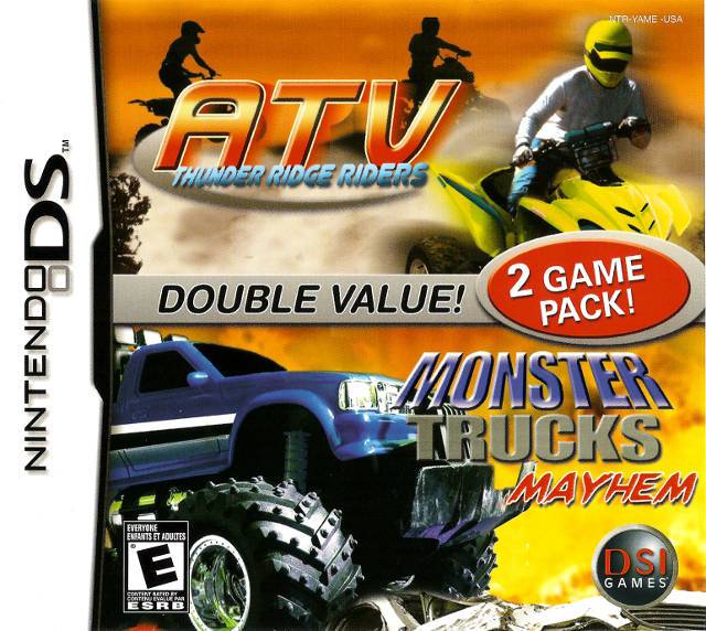 ATV Thunder Ridge Riders  Monster Trucks Mayhem - Nintendo DS