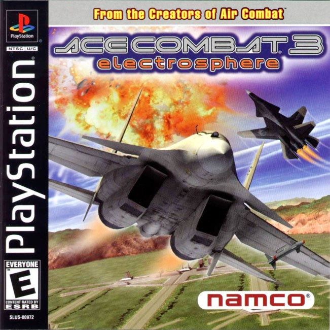 Ace Combat 3 Electrosphere - Sony PlayStation 1 PS1 PS2 PS3 PS PSX Video Game