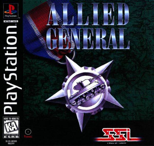 Allied General - Sony PlayStation 1 PS1 PS2 PS3 PS PSX Video Game