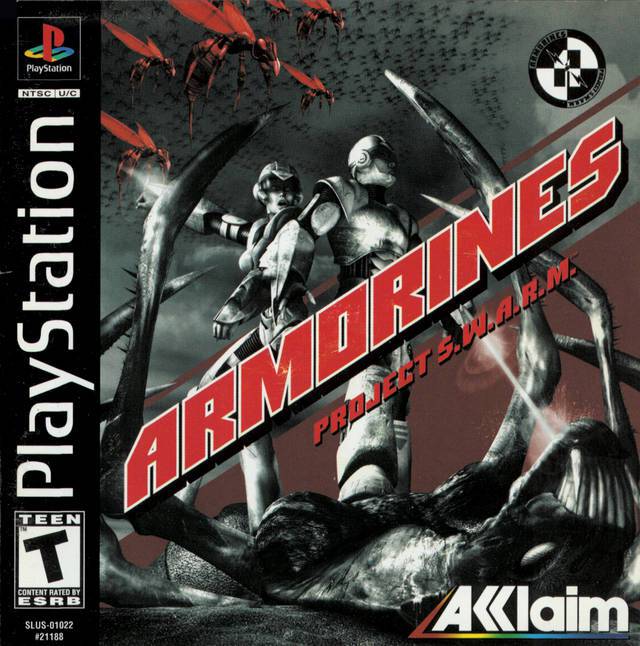 Armorines Project S.W.A.R.M. - Sony PlayStation 1 PS1 PS2 PS3 PS PSX Video Game