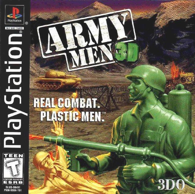 Army Men 3D - Sony PlayStation 1 PS1 PS2 PS3 PS PSX Video Game