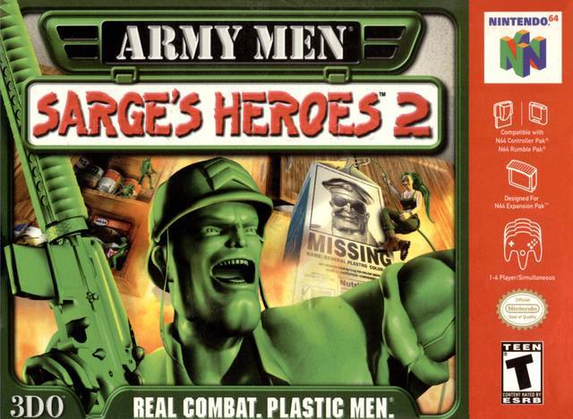 Army Men Sarges Heroes 2 - Nintendo 64