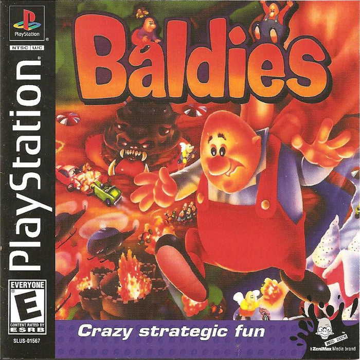 Baldies - Sony PlayStation 1 PS1 PS2 PS3 PS PSX Video Game