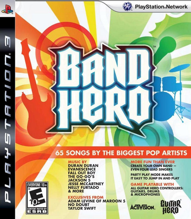 Band Hero - Sony PlayStation 3 PS3 Video Game