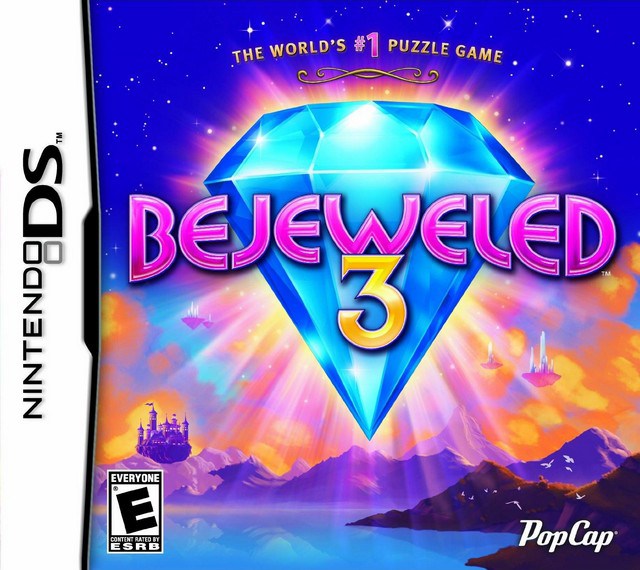 Bejeweled 3 - Nintendo DS DS DSL DSi DSiXL NDSi NDSiXL Dual Screen Video Game