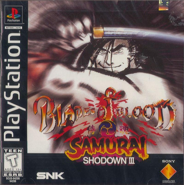 Blades of Blood Samurai Shodown III - Sony PlayStation 1 PS1 PS2 PS3 Video Game