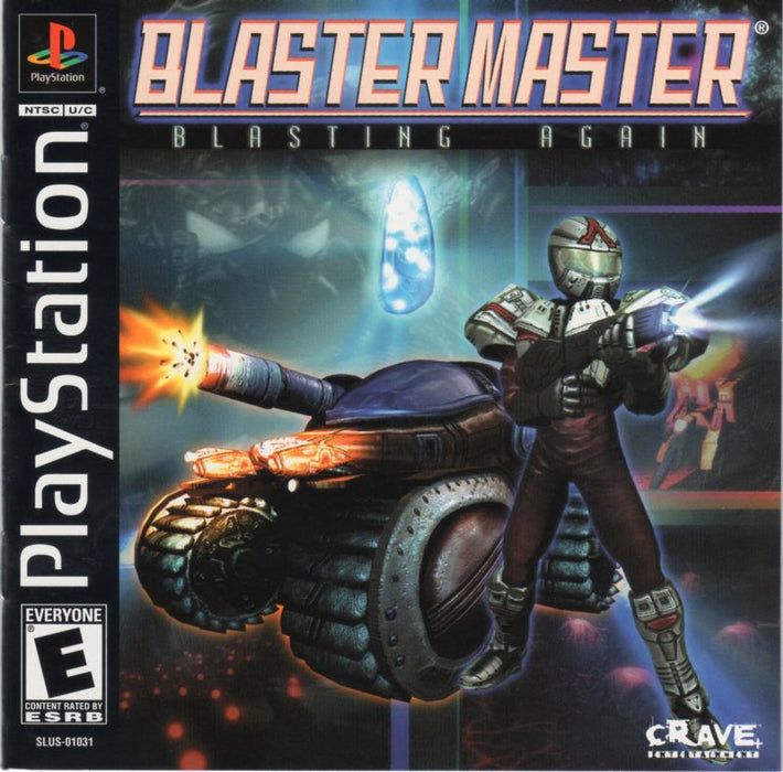 Blaster Master Blasting Again - Sony PlayStation 1 PS1 PS2 PS3 PS PSX Video Game