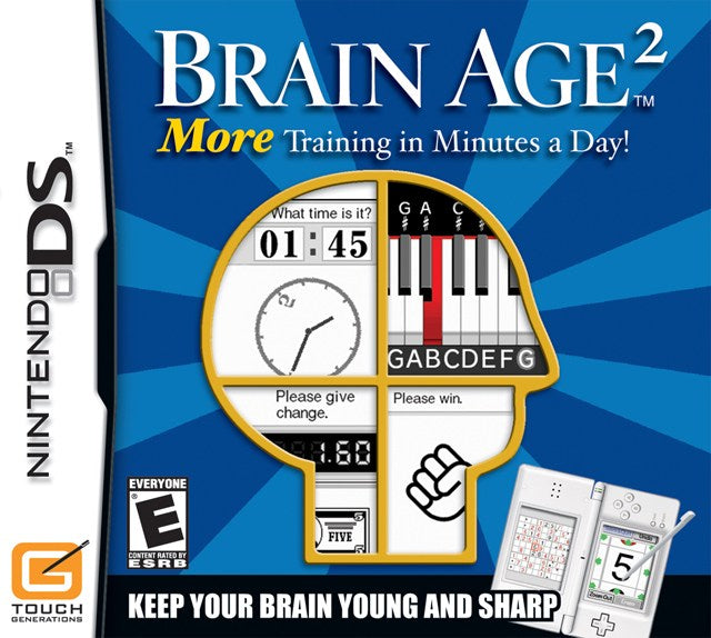 Brain Age 2 More Training in Minutes a Day - Nintendo DS