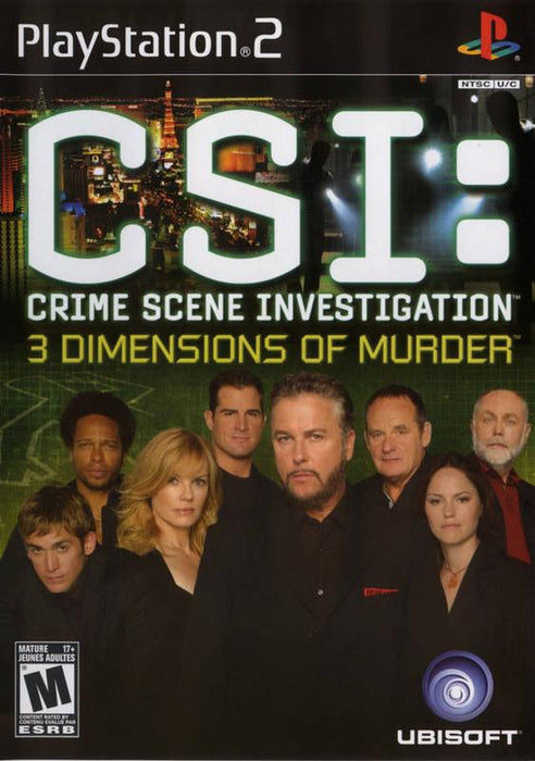 CSI 3 Dimensions of Murder - Sony PlayStation 2 PS2 Video Game