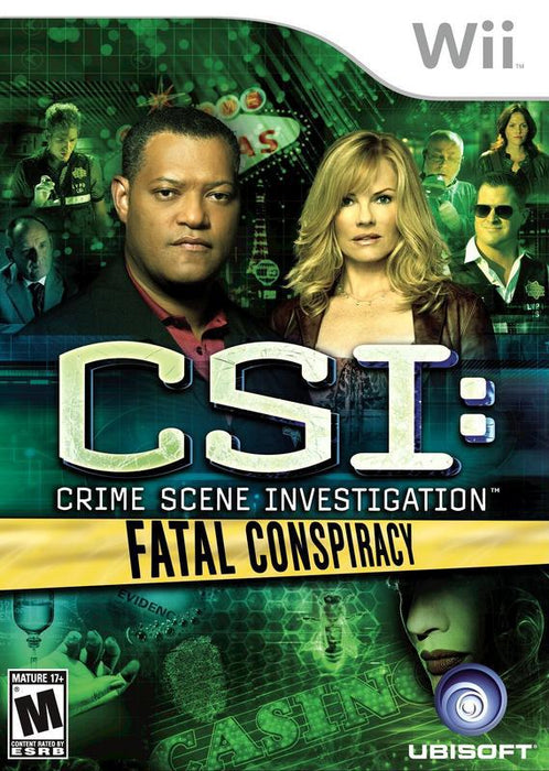 CSI Crime Scene Investigation Fatal Conspiracy - Wii
