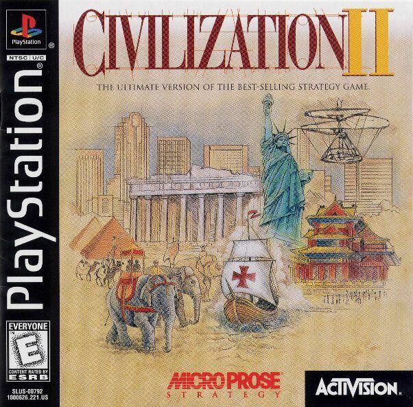 Civilization II - Sony PlayStation 1 PS1 PS2 PS3 PS PSX Video Game