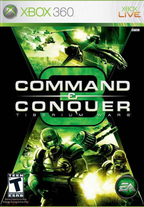 Command & Conquer 3 Tiberium Wars - Microsoft Xbox 360 X360 Video Game