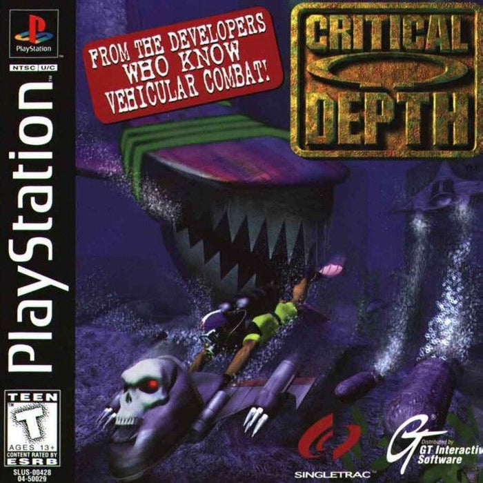 Critical Depth - Sony PlayStation 1 PS1 PS2 PS3 PS PSX Video Game