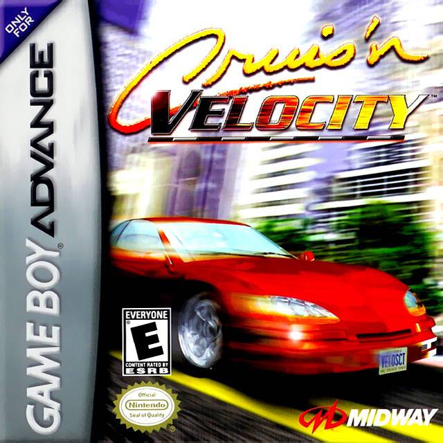 Cruisn Velocity - Nintendo Game Boy Advance GBA GBA SP NGBA NGBA SP Video Game