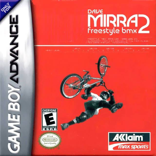 Dave Mirra Freestyle BMX 2 - Game Boy Advance