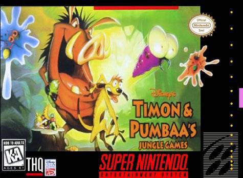 Disneys Timon & Pumbaas Jungle Games - Super Nintendo Entertainment System