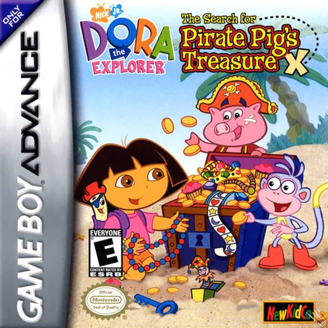 Dora the Explorer The Search for Pirate Pigs Treasure - Game Boy Advance