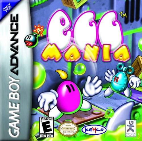 Egg Mania - Nintendo Game Boy Advance GBA GBA SP NGBA NGBA SP Video Game