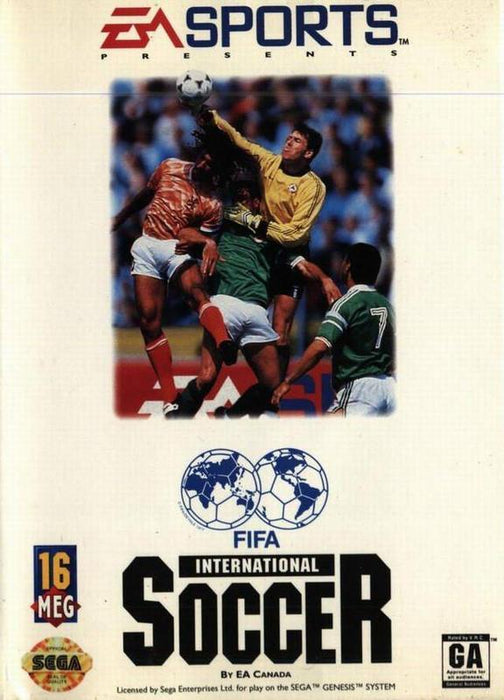 FIFA International Soccer - Sega Genesis SG GEN Mega Drive SMD Video Game