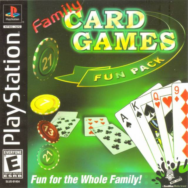 Family Card Game Fun Pack - PlayStation 1