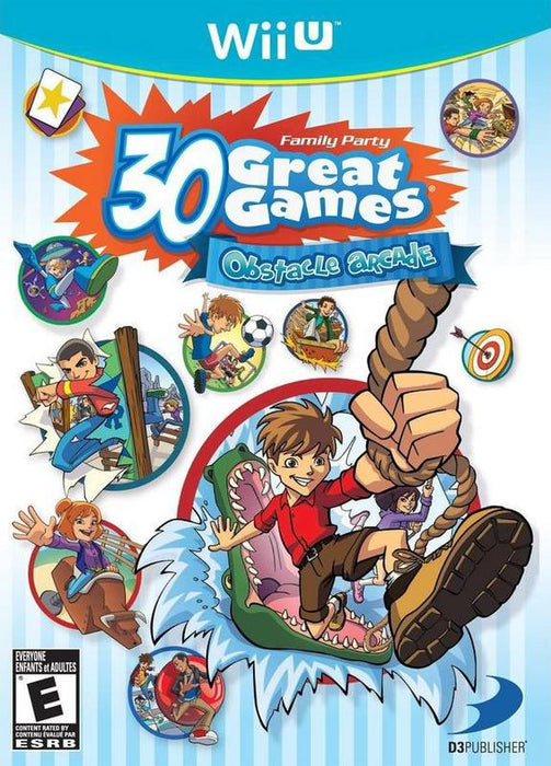Family Party 30 Great Games Obstacle Arcade - Nintendo Wii U WiiU Video Game