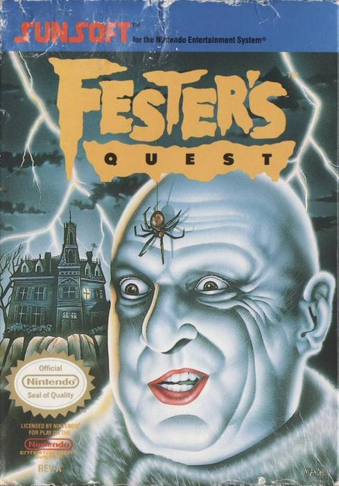 Festers Quest - Nintendo Entertainment System NES Video Game