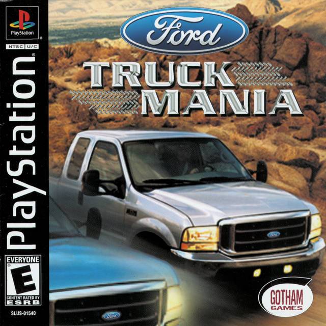 Ford Truck Mania - Sony PlayStation 1 PS1 PS2 PS3 PS PSX Video Game