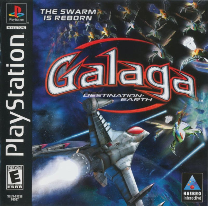 Galaga Destination Earth - Sony PlayStation 1 PS1 PS2 PS3 PS PSX Video Game