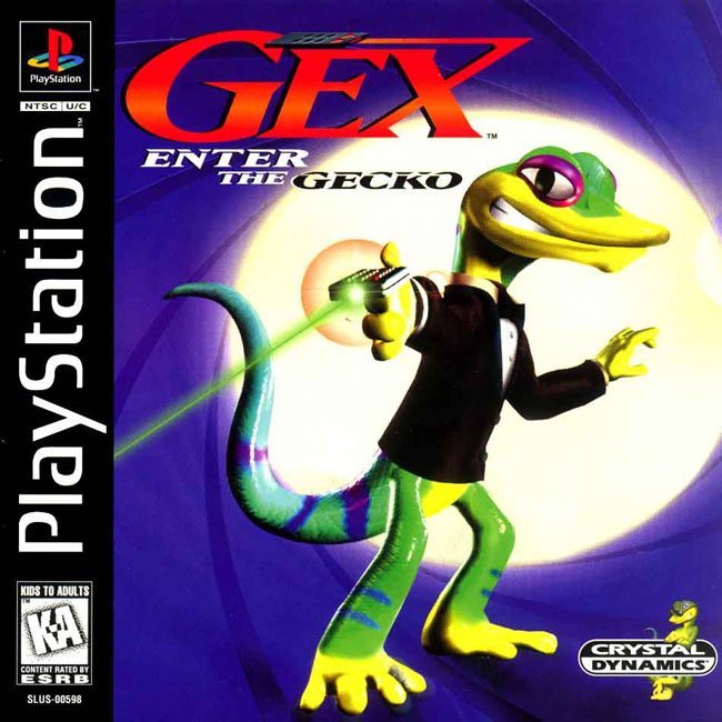 Gex Enter the Gecko - Sony PlayStation 1 PS1 PS2 PS3 PS PSX Video Game