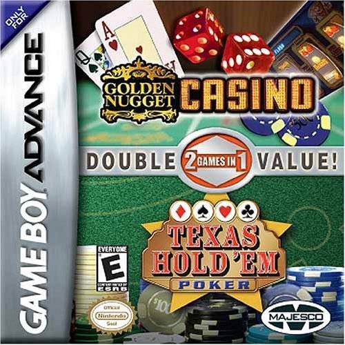 Golden Nugget Casino  Texas Hold Em Double Pack - Game Boy Advance