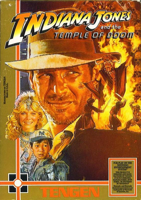 Indiana Jones and the Temple of Doom - Nintendo Entertainment System