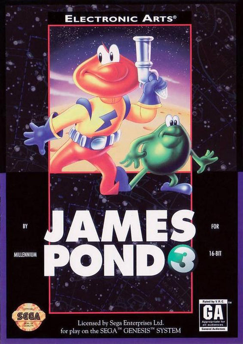 James Pond 3 Operation Starfish - Sega Genesis