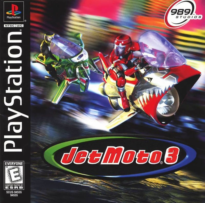 Jet Moto 3 - Sony PlayStation 1 PS1 PS2 PS3 PS PSX Video Game