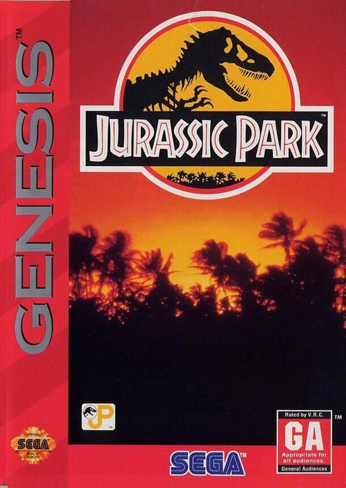 Jurassic Park - Sega Genesis SG GEN Mega Drive SMD Video Game