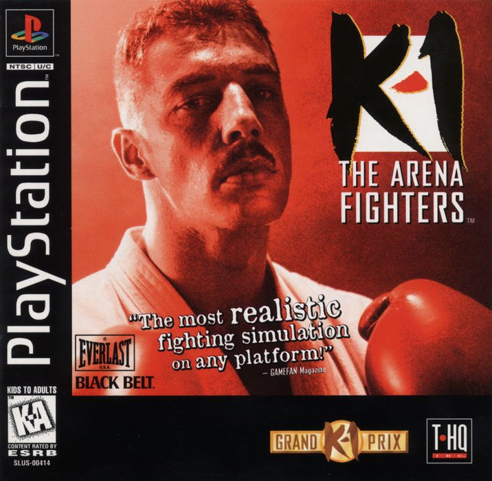 K-1 The Arena Fighters - Sony PlayStation 1 PS1 PS2 PS3 PS PSX Video Game