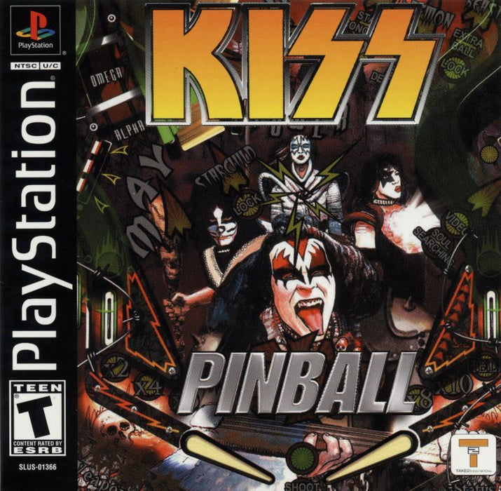 KISS Pinball - Sony PlayStation 1 PS1 PS2 PS3 PS PSX Video Game