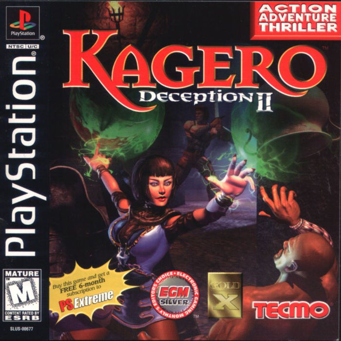 Kagero Deception 2 - Sony PlayStation 1 PS1 PS2 PS3 PS PSX Video Game