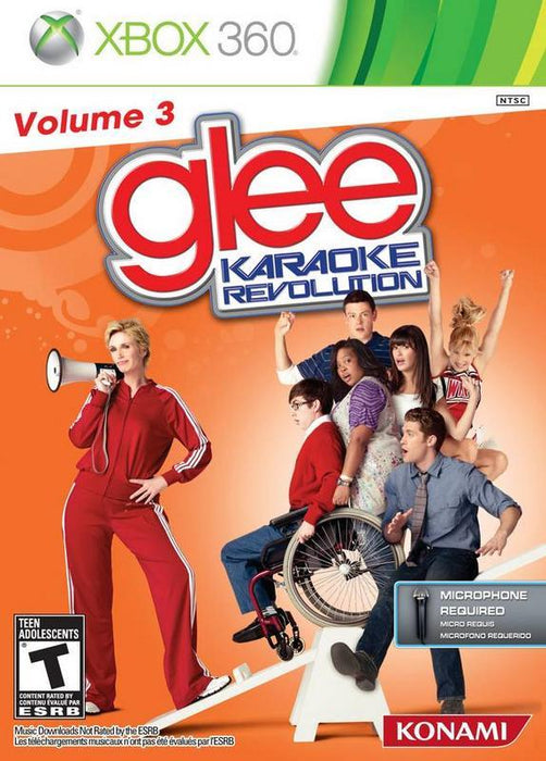 Karaoke Revolution Glee Volume 3 - Microsoft Xbox 360 X360 Video Game