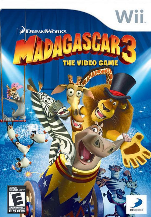 Madagascar 3 The Video Game - Wii