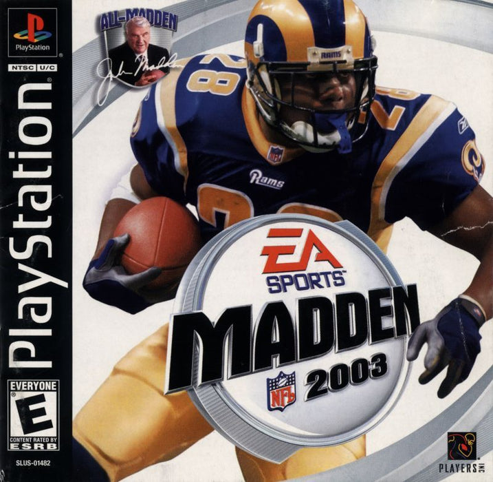 Madden NFL 2003 - Sony PlayStation 1 PS1 PS2 PS3 PS PSX Video Game