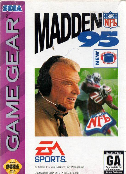 Madden NFL 95 - Sega Game Gear