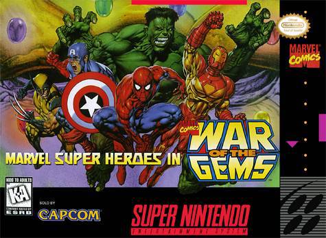 Marvel Super Heroes in War of the Gems - Super Nintendo Entertainment System