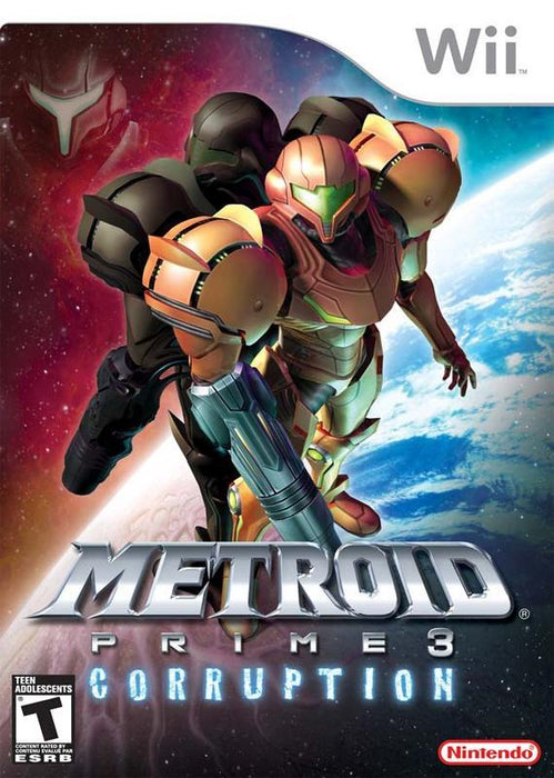 Metroid Prime 3 Corruption - Nintendo Wii NW Video Game