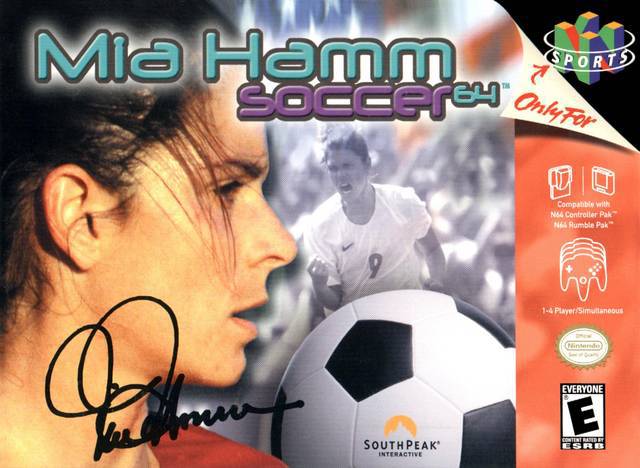 Mia Hamm 64 Soccer - Nintendo 64 N64 Video Game