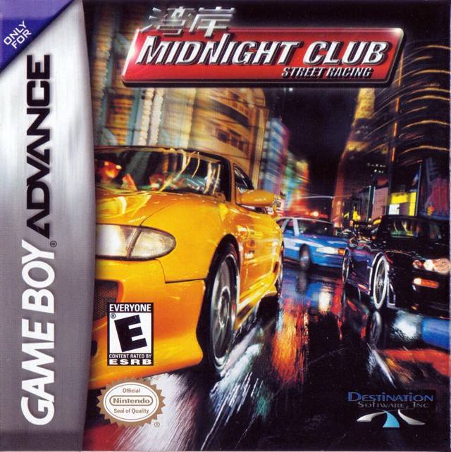 Midnight Club Street Racing - Nintendo Game Boy Advance GBA GBA SP Video Game