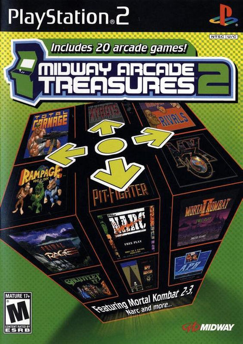 Midway Arcade Treasures 2 - Sony PlayStation 2 PS2 Video Game